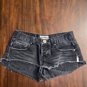 One teaspoon black Bonita shorts